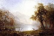 Albert Bierstadt Valley_in_Kings_Canyon, in the Sierra Nevada, California France oil painting artist